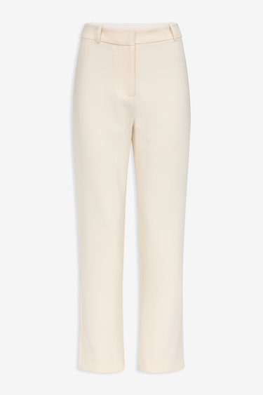 Talia tapered tailored trousers — Ecru