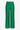 Satin straight pants — Green