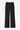 Crepe straight pants - Black