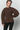 Adrian Merino Wool Knit Jacket — Brown