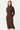 Jade Loop Long Merino Wool Dress — Brown