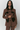 Tailored jacket — Brown with dark brown velvet details