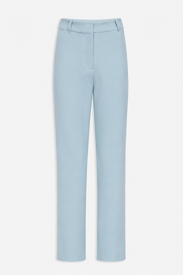 Fitted tailored pant - Celadon blue