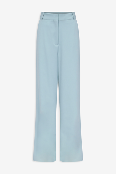 Talia straight-leg tailored trousers — Celadon blue
