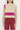 BEIGE & FUCHSIA Colorblock Sleeveless Knit Top
