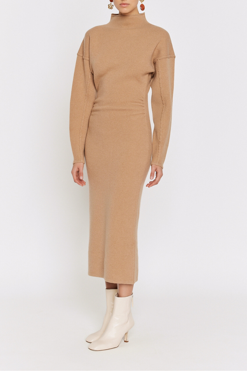 Cashmere midi dress sales