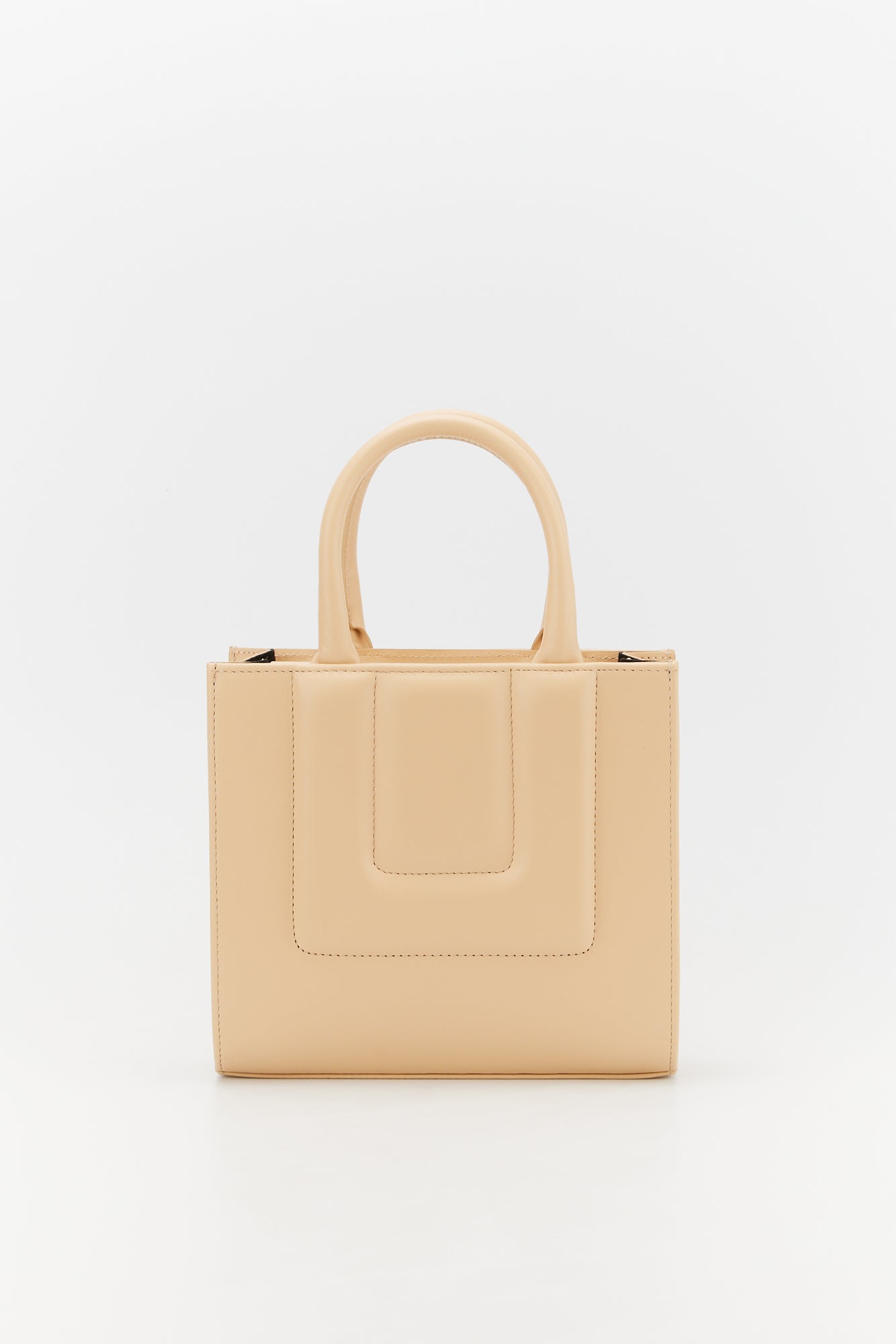 SOL TOTE SMALL QUILTED BEIGE