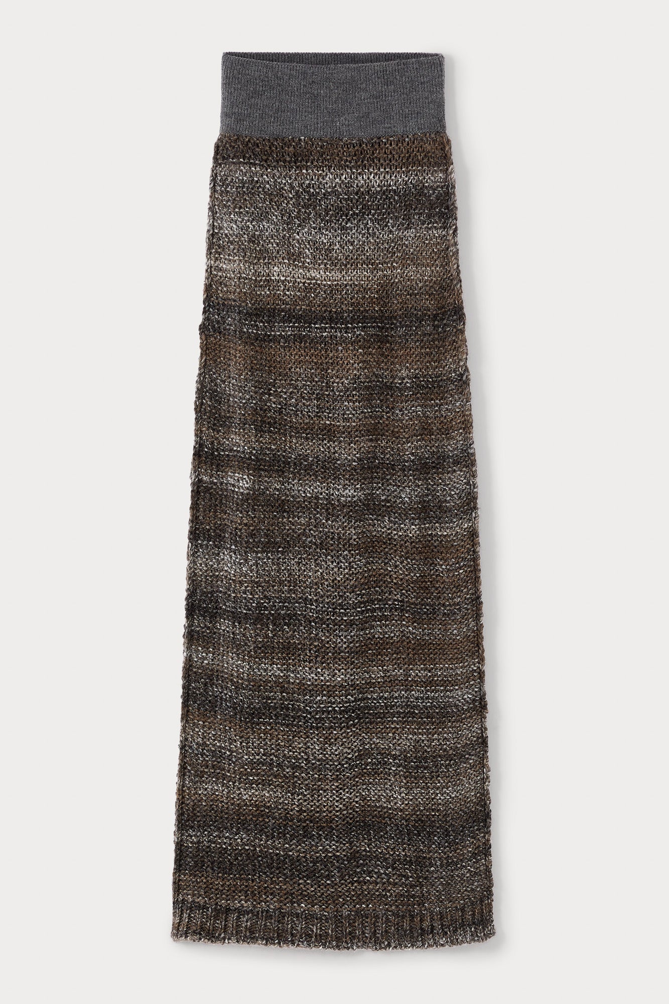 Wool grey skirt