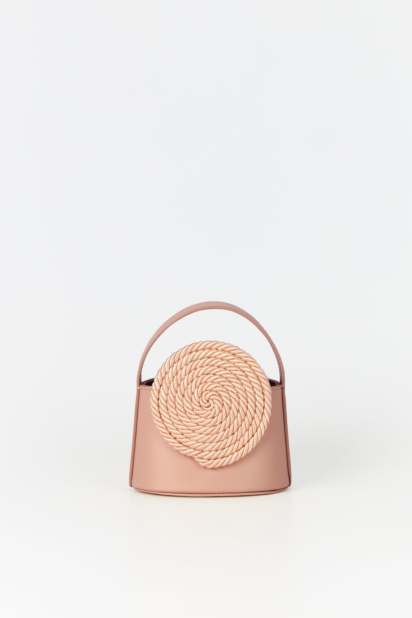 d'estrëe paris Mini Leather Bag with Passementerie Detail Pink