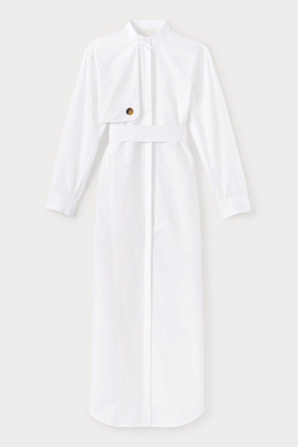 white long sleeve button up dress Poplin maxi with & detail - Men's Dress Socks 79 cm/30.3 Lulus Divine Lover White Size:Taille:M