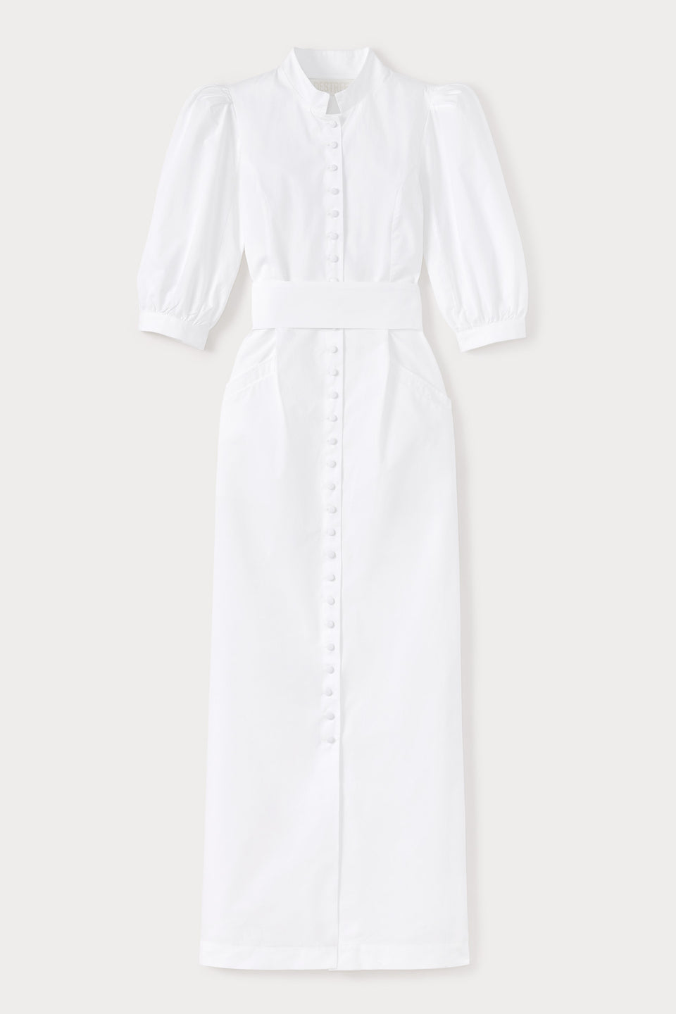 white cotton dress with sleeves Maxi puff - With lining Material Color:olive green type-apparel dress Women's Striped Knit Maxi