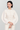 Structured Ecru Merino Wool Jacket with Embroidery
