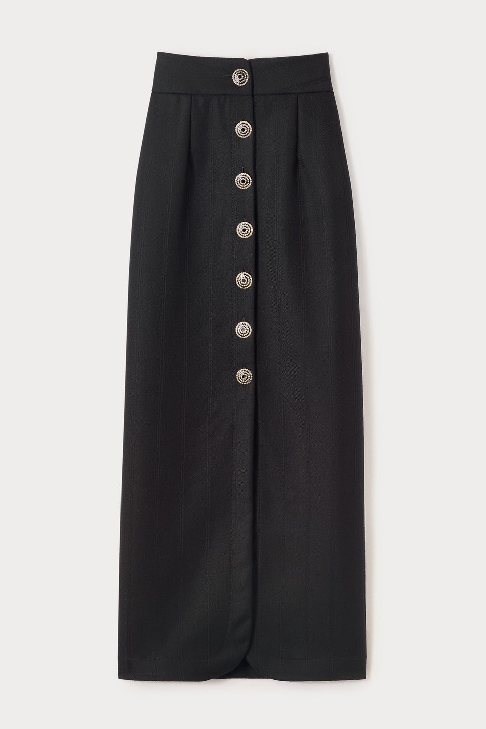 Jupe Longue Noire Femme En Laine - Garnet Hill - Taille 6 (US) - Neuve Avec étiquettes