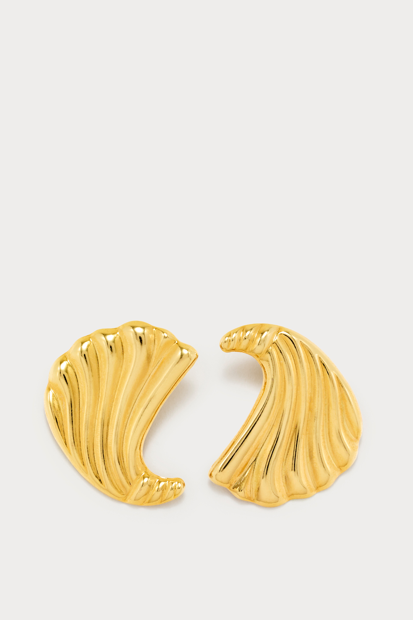 d'estrëe paris Sculptural Gold-Tone Earrings