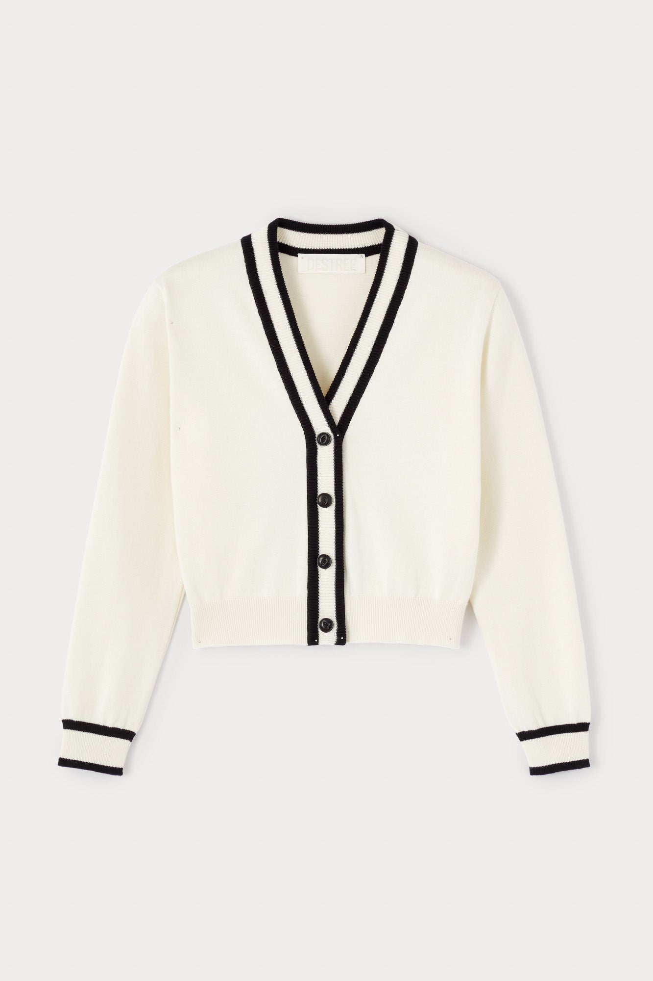d'estrëe paris Varsity Cropped Cardigan