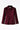 Burgundy velvet utility button-front jacket