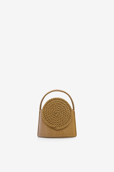 Mini Gunther Sparkles Bag with Passementerie — Gold