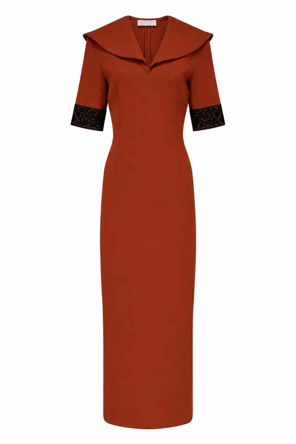 dress in rust Ariel Maxi Stunning fabric Beth Draped Silky Satin Gown