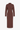 Jade Loop Long Merino Wool Dress — Brown