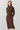 Jade Loop Long Merino Wool Dress — Brown