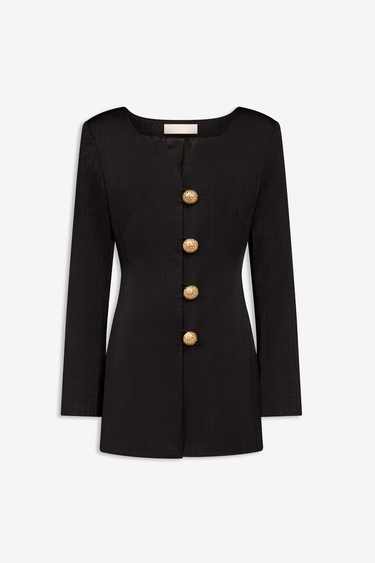 Claude tailored jacket — Black