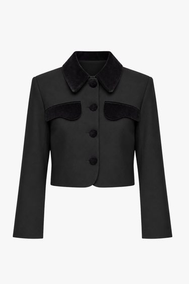 Tatiana Tailored Jacket — Black
