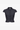 Amoako denim cropped top — Dark blue