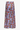 Blue and red printed wide-leg trousers