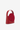 Leather bag with passementerie details - Red