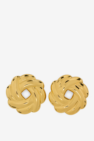 Earrings - Gold interlaced