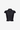 Black satin sleeveless top