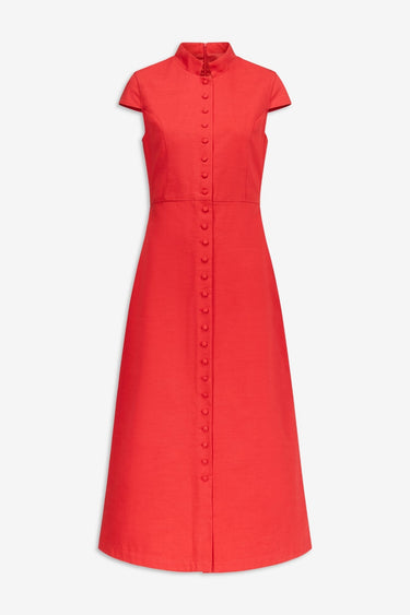 Red amoako summer dress