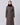 Maya Tiger wool coat — Brown
