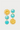 Boucles d'oreilles pendantes doubles avec marguerites en pierre de couleur cyan