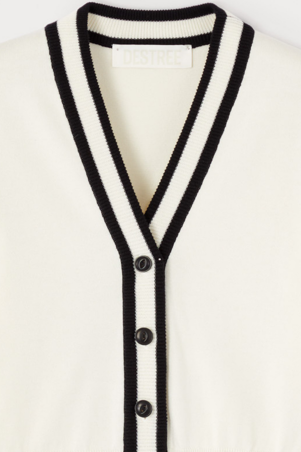 Varsity cropped cardigan – DESTREE