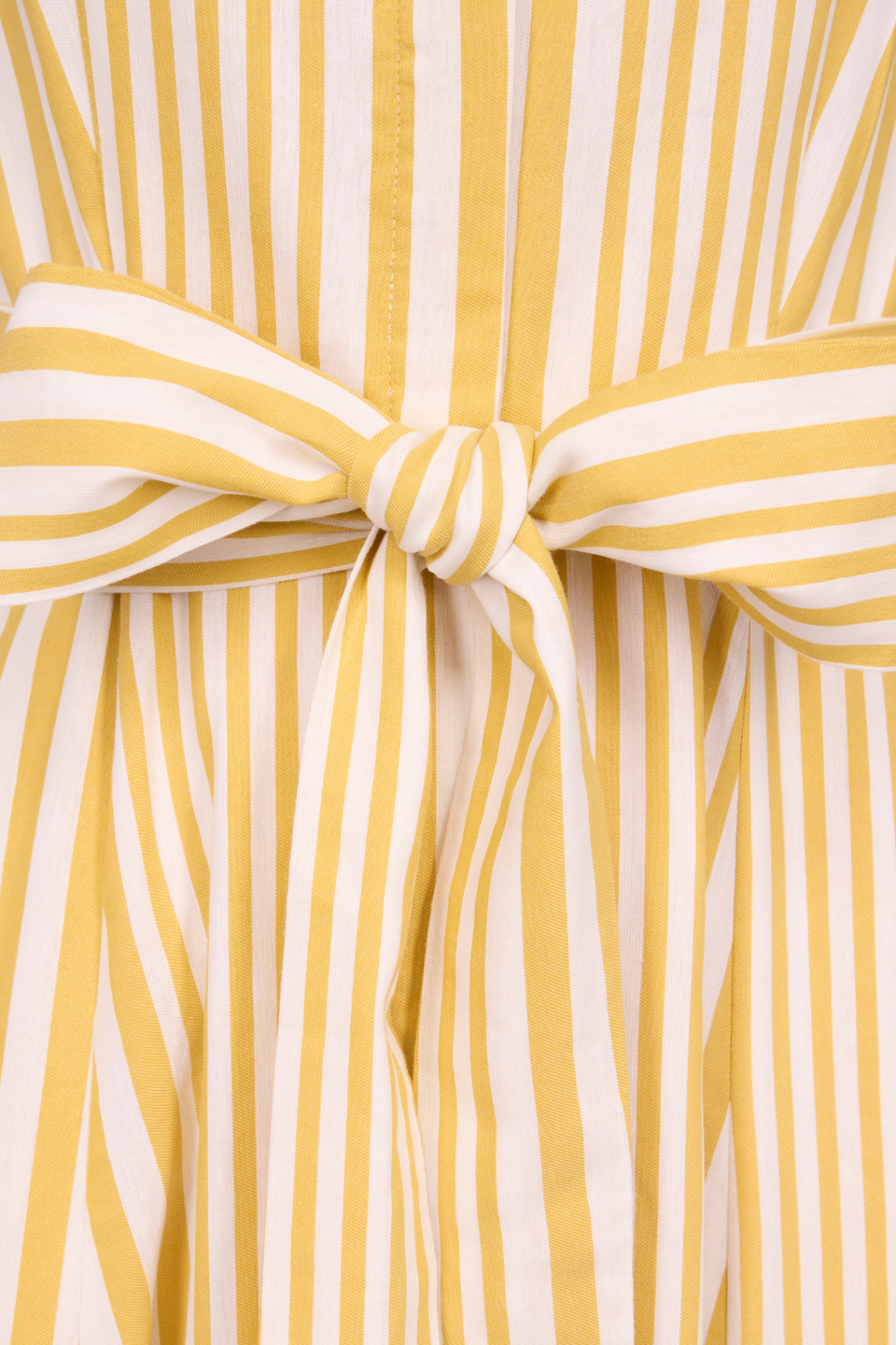 Yellow striped cotton maxi dress DESTREE Yellow striped cotton maxi dress DESTREE