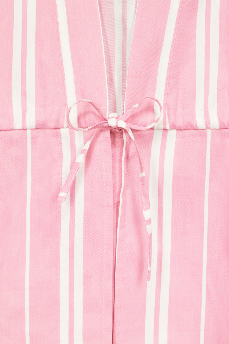 pink white striped dress Pink and White striped dress with bow detail
