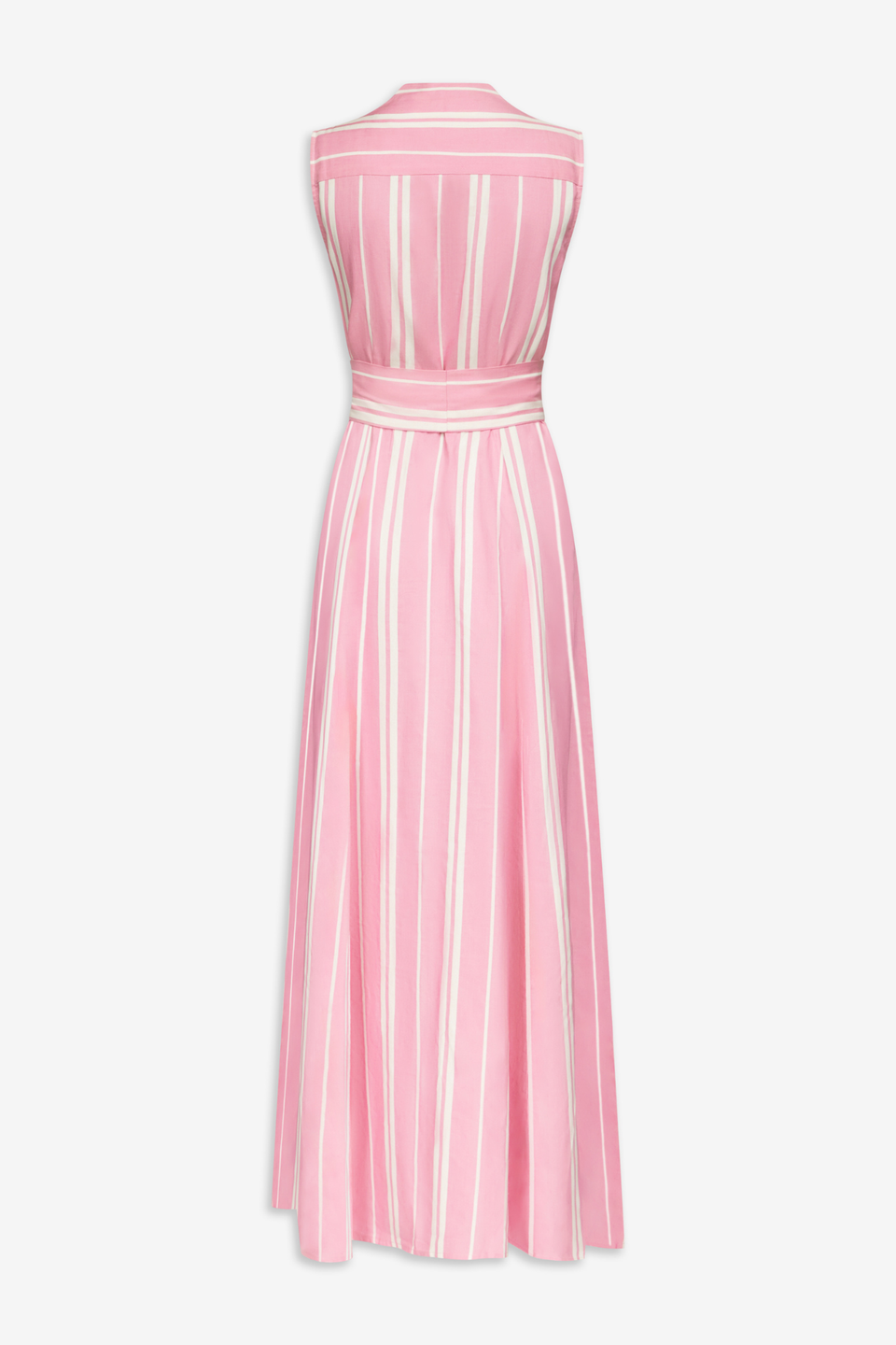 pink and white striped maxi dress long with bow detail - & designed for sunny days Non-Traditional Wedding Dress Options 1980 Color:Deep Black