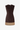 Dark brown velvet dress with lace hem