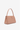 Nude leather shoulder bag with drop-shaped detail