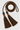 Lyna Braided Pearl Belt — Camel & Black