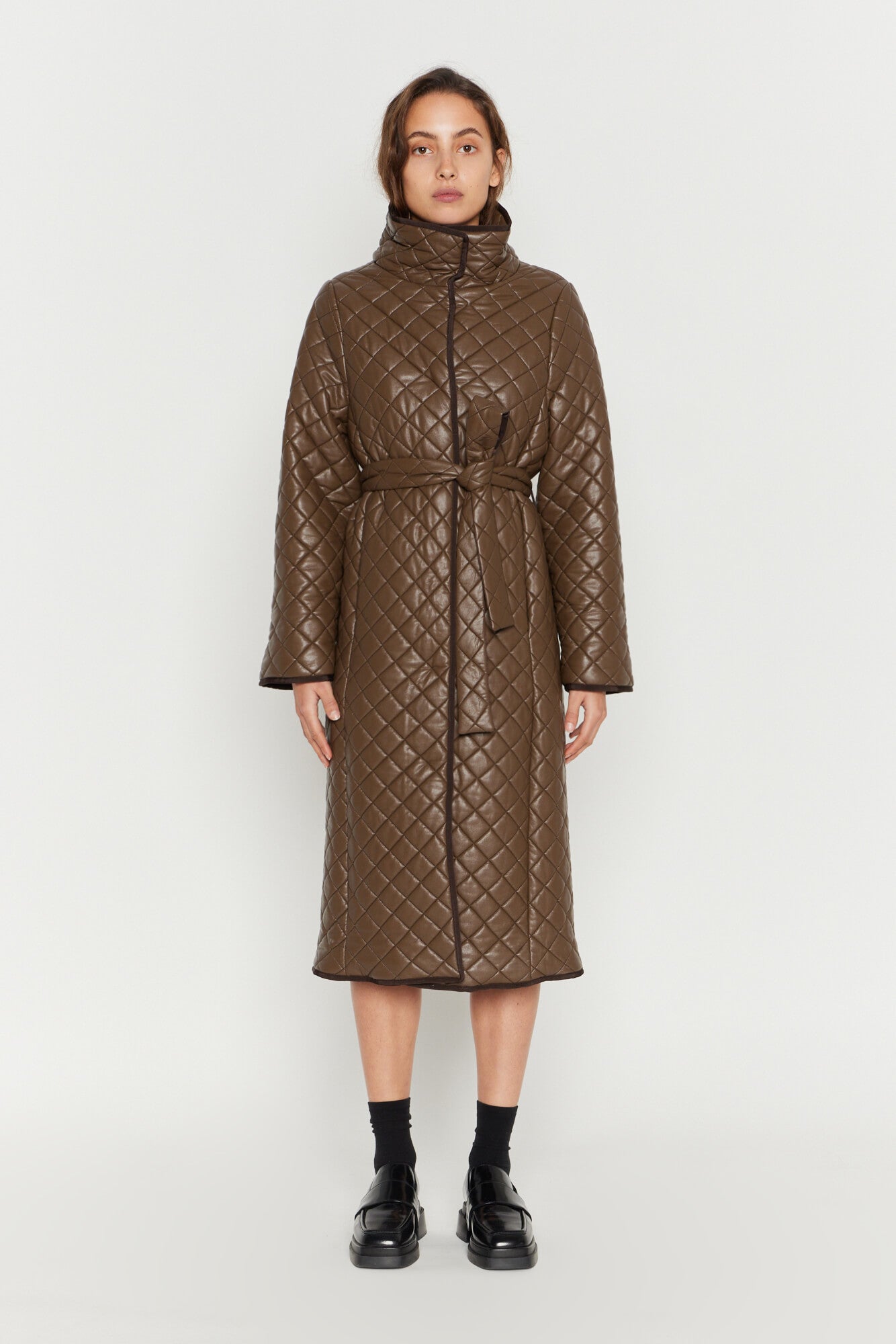 TRACEY COAT BROWN