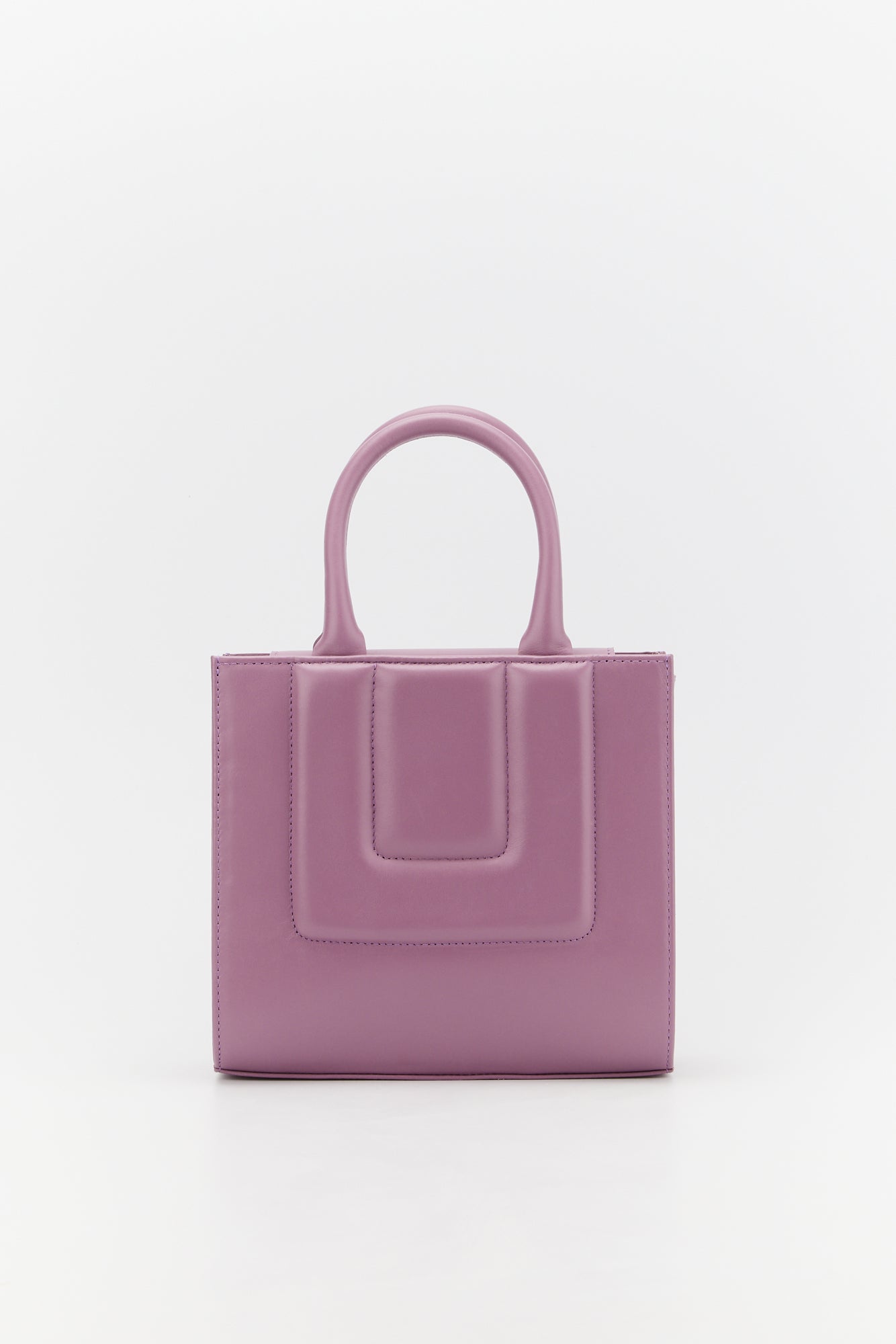 LILAC Leather Structured Mini Tote