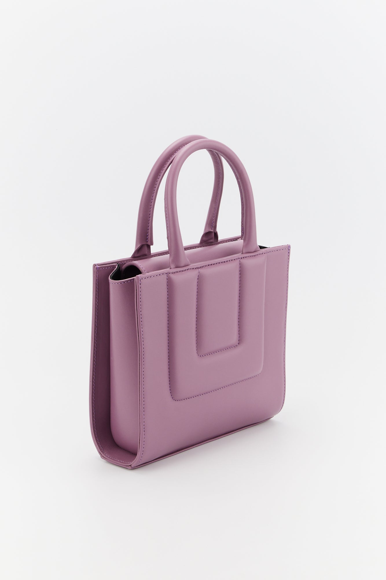 LILAC Leather Structured Mini Tote