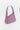 Sac matelassé asymétrique en cuir lilas
